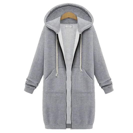 Felpe con cappuccio pesanti da donna per autunno-inverno