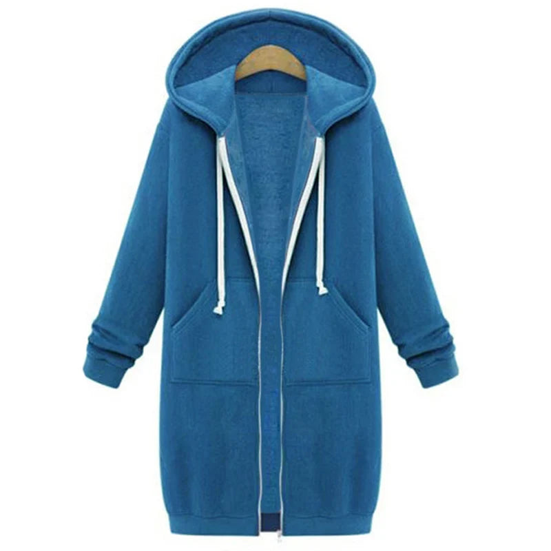 Felpe con cappuccio pesanti da donna per autunno-inverno