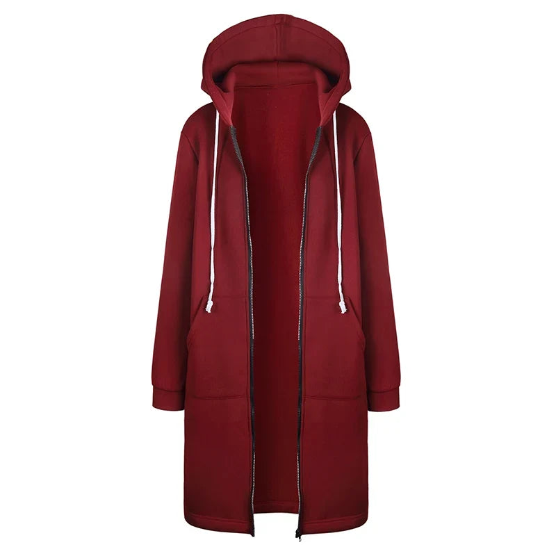 Felpe con cappuccio pesanti da donna per autunno-inverno